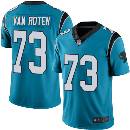 Carolina Panthers Limited Blue Men Greg Van Roten Jersey NFL Football #73 Rush Vapor Untouchable
